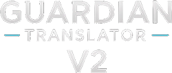 The Guardian Translator v2